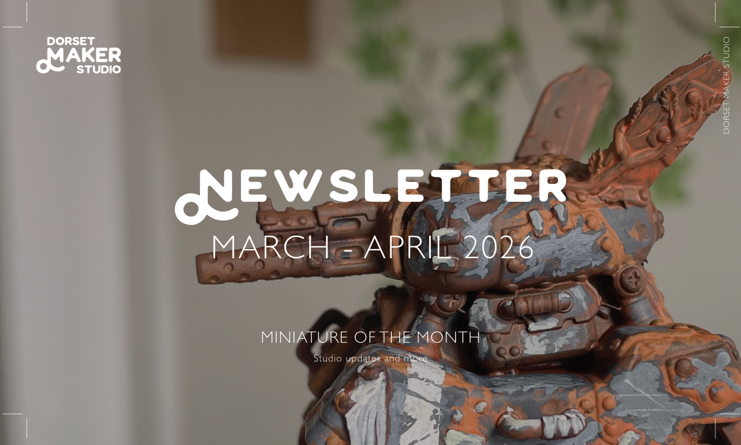 Newsletter march – April 2026 | Miniature Painting