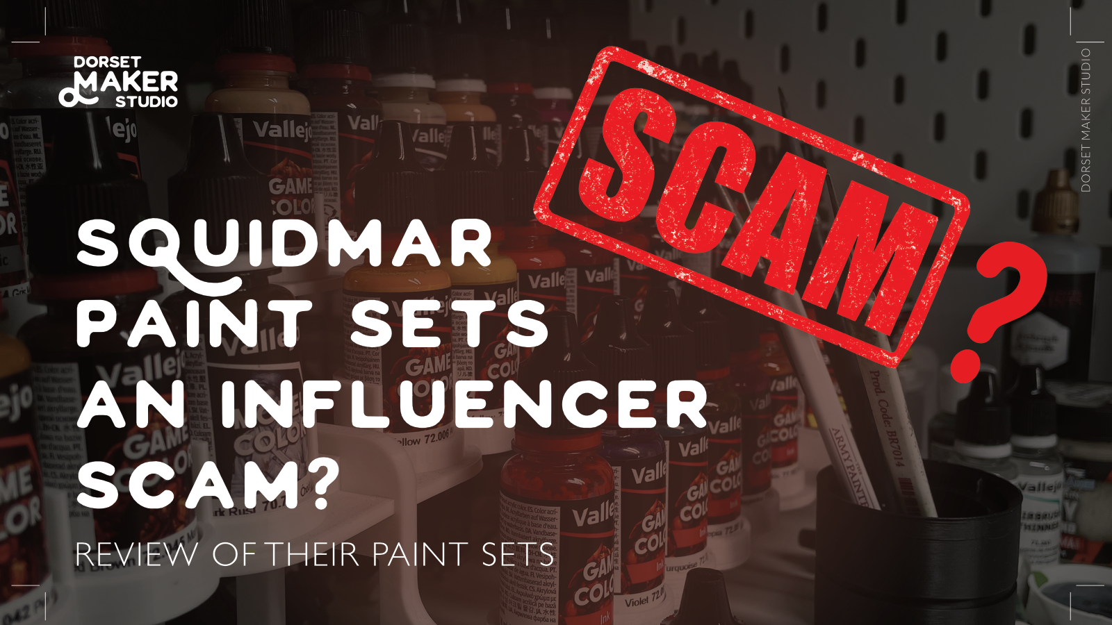 Squidmar Paint ‘Set’ Review, thoughts for beginners and is it an influencer scam?.